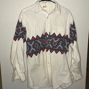 Western frontier button down shirt